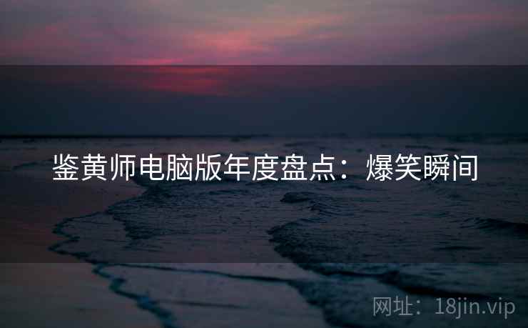 鉴黄师电脑版年度盘点：爆笑瞬间
